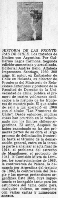Historia de las fronteras de Chile. Historia de las fronteras de Chile.