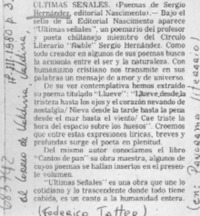 Últimas señales Últimas señales