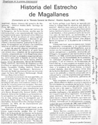 Historia del Estrecho de Magallanes Historia del Estrecho de Magallanes