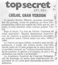 Chiloé, gran versión. Chiloé, gran versión.