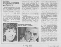 Cuentos, comedia, pantomima. Cuentos, comedia, pantomima.