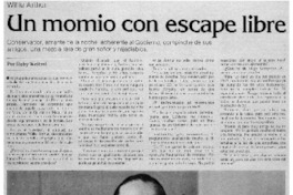 Un momio con escape libre Un momio con escape libre