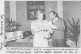Mario Baeza presentó libro de canciones infantiles Mario Baeza presentó libro de canciones infantiles
