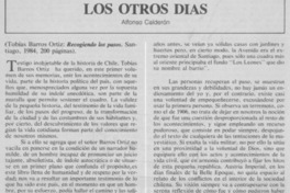Los otros días Los otros días