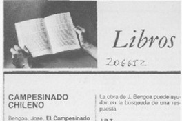 Campesinado chileno Campesinado chileno