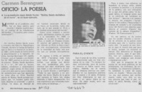 Oficio; La poesía Oficio; La poesía