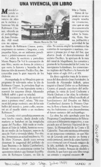 Una Vivencia, un libro Una Vivencia, un libro