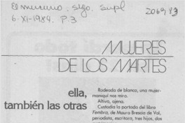 Ella, también las otras Ella, también las otras