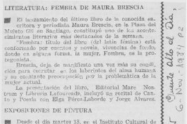 "Fembra", de Maura Brescia "Fembra", de Maura Brescia