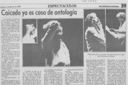 Caicedo ya es cosa de antología Caicedo ya es cosa de antología