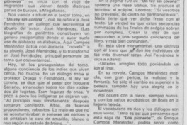 La saga de Campos Menéndez La saga de Campos Menéndez