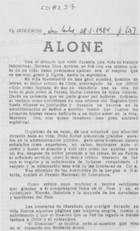 Alone Alone