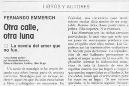 Otra calle, otra luna Otra calle, otra luna