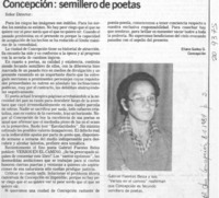 Concepción, semillero de poetas Concepción, semillero de poetas