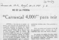 "Carrascal 4000" para reír "Carrascal 4000" para reír