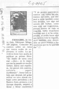 "Exiliario" "Exiliario"