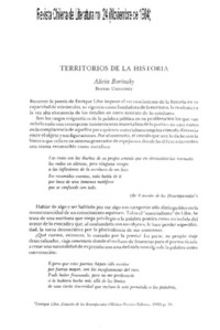 Territorios de la historia Territorios de la historia