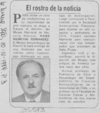 El rostro de la noticia El rostro de la noticia