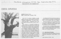 "Obra gruesa" "Obra gruesa"