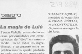 La magia de Lulú La magia de Lulú