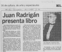Juan Radrigán presenta libro Juan Radrigán presenta libro