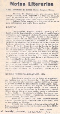 Casi poemas Casi poemas