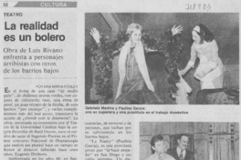 La realidad es un bolero La realidad es un bolero