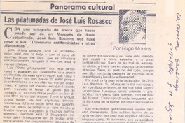 Las pilatunadas de José Luis Rosasco Las pilatunadas de José Luis Rosasco