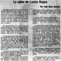La papa de Lucho Reyes La papa de Lucho Reyes