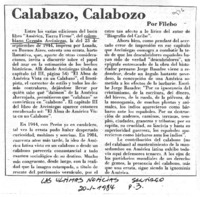 Calabazo, calabozo Calabazo, calabozo