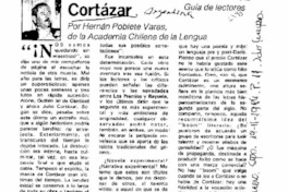 Cortázar. Cortázar.