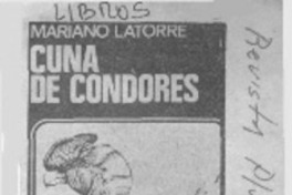 Cuna de Cóndores. Cuna de Cóndores.