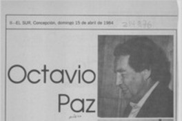 Octavio Paz y Neruda Octavio Paz y Neruda