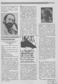 Exhibicionismo y perversión Exhibicionismo y perversión