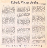 Roberto Vilches Acuña Roberto Vilches Acuña