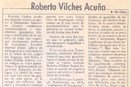 Roberto Vilches Acuña Roberto Vilches Acuña