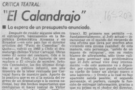 "El calandrajo" "El calandrajo"