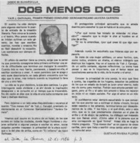 Dos menos dos Dos menos dos
