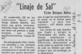 "Linaje de sal" "Linaje de sal"