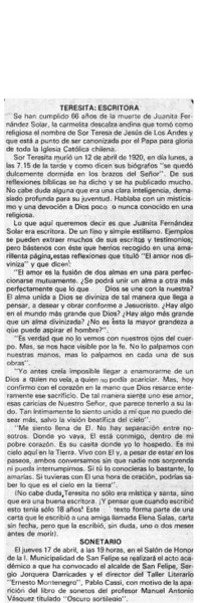 Teresita, escritora Teresita, escritora
