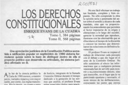 Los derechos constitucionales Los derechos constitucionales