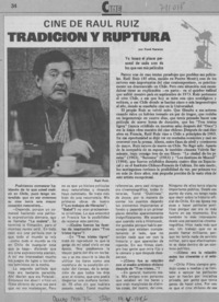 Tradición y ruptura (entrevista) Tradición y ruptura (entrevista)