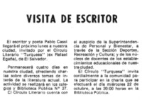 Visita de escritor. Visita de escritor.