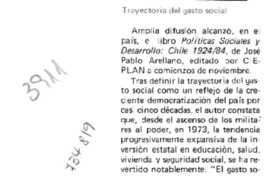 Trayectoria del gasto social. Trayectoria del gasto social.