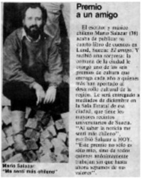 Premio a un amigo Premio a un amigo