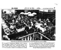 Escritores recordaron a Borges en la plaza del mulato Gil de Castro. Escritores recordaron a Borges en la plaza del mulato Gil de Castro.