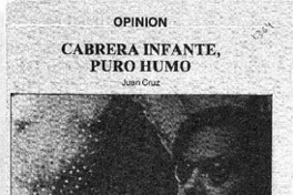 Cabrera Infante puro humor Cabrera Infante puro humor