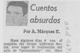 Cuentos absurdos Cuentos absurdos