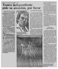 Teatro independiente pide su atención, por favor Teatro independiente pide su atención, por favor