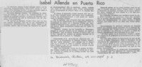 Isabel Allende en Puerto Rico. Isabel Allende en Puerto Rico.